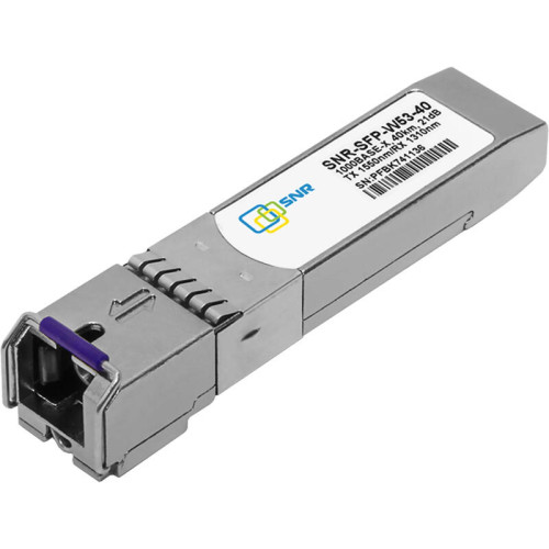 Модуль/ Модуль SFP WDM, дальность до 40км (21dB), 1550нм