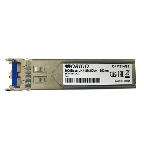 Трансивер/ SFP-трансивер, 1000Base-LHX (Duplex LC), 1550 нм, для одномодового кабеля, до 50 км