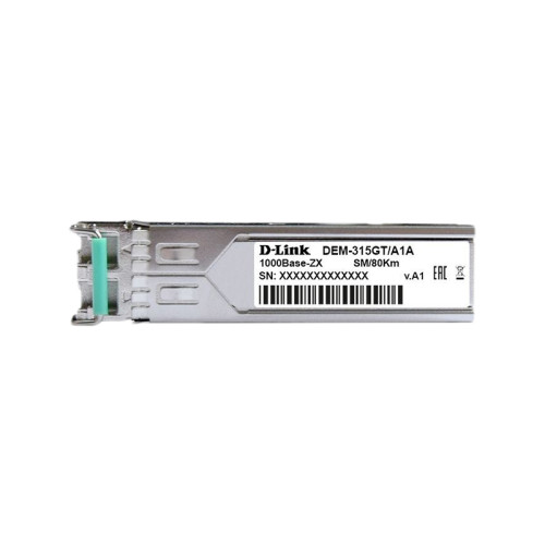 Трансивер/ 315GT,315GT/A1A SFP Transceiver, 1000Base-ZX, Duplex LC, 1550nm, Single-mode, 80KM