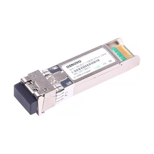 OSNOVO SFP-S1LC15-10G-1330-1270 Оптический SFP Модуль 10G, одно волокно Single Mode, LC, до 20км, Tx:1330/Rx:1270, DDM