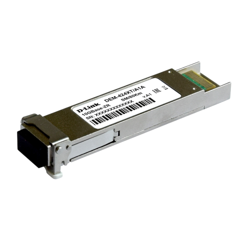 Трансивер/ DEM-424XT XFP Transceiver, 10GBase-ZR, Duplex LC, 1550nm, Single-mode, 80KM