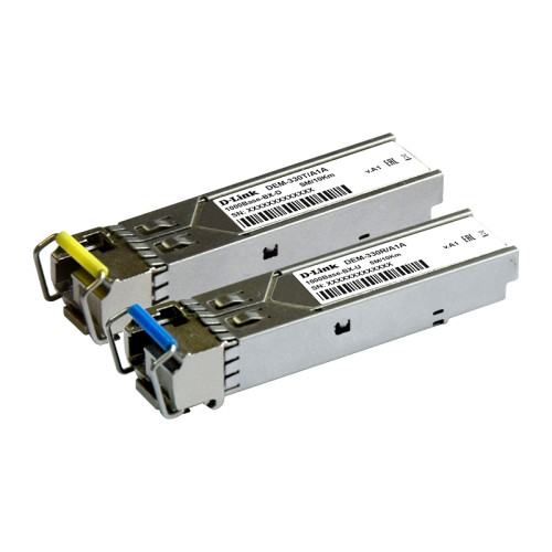 Трансивер/ 330R/10KM WDM SFP Transceiver, 1000Base-BX-U, Simplex LC, TX: 1310nm, RX: 1550nm, Single-mode, 10KM