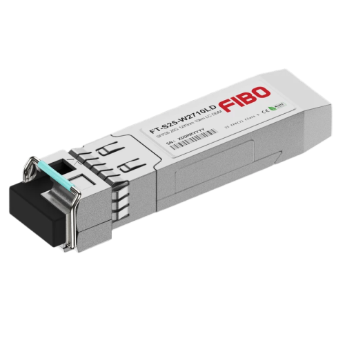 Трансивер/ FIBO FT-S25-W2710LD SFP28 модуль WDM, 25G, 10 км, TX 1270 нм, RX 1330 нм, LC, DDM