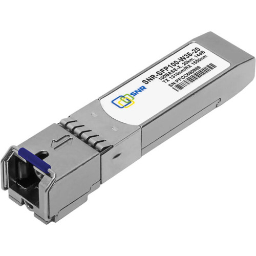 Модуль/ Модуль SFP WDM, дальность до  20км (14dB), 1310нм, 100Mb (LC)