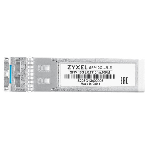 Трансивер/ ZYXEL SFP10G-LR-E (pack of 10 pcs), SFP transceiver single mode, SFP +, Duplex LC, 1310nm, 10 km