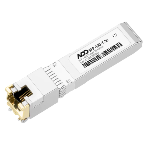 Трансивер/ Mellanox MFM1T02A-T Compatible 10GBASE-T-30 SFP+ RJ45 30m <2W Transceiver Module for Cat6A/7
