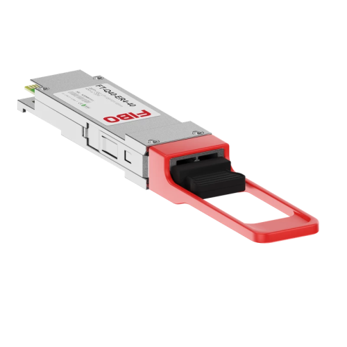 Трансивер/ FIBO FT-Q40-ER4-40 модуль QSFP+ , 40 G, до 40 км, TX 1271/1291/1311/1331нм, 2xLC, DDM