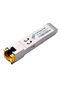 Трансивер Fibertrade FT-SFP-Copper-10-1000 1G, SFP, RJ45/CU, 100m, Сделано в России (Реестр Минпромторга), (прошивка Intel) OEM (аналог ABCU-5730RZ)