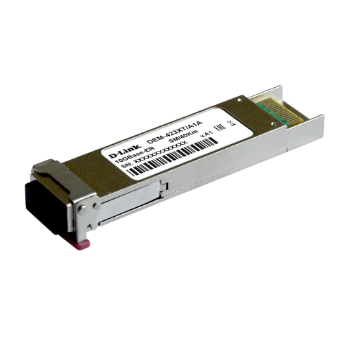 Трансивер/ DEM-423XT XFP Transceiver, 10GBase-ER, Duplex LC, 1550nm, Single-mode, 40KM