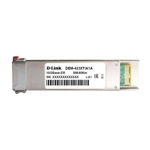 Трансивер/ DEM-423XT XFP Transceiver, 10GBase-ER, Duplex LC, 1550nm, Single-mode, 40KM Трансивер/ DEM-423XT XFP Transceiver, 10GBase-ER, Duplex LC, 1550nm, Single-mode, 40KM