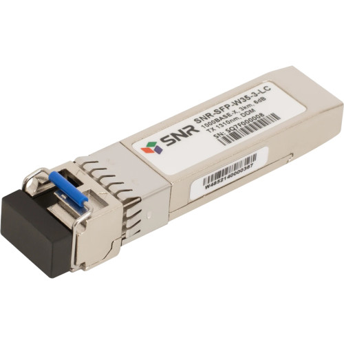 Модуль/ Модуль SFP WDM, дальность до 3км LC (6dB), 1310нм