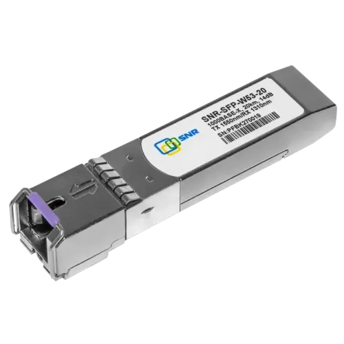 Модуль/ Модуль SFP оптический, дальность до 20 км (14dB), 1550нм, индустриальный Модуль/ Модуль SFP оптический, дальность до 20 км (14dB), 1550нм, индустриальный