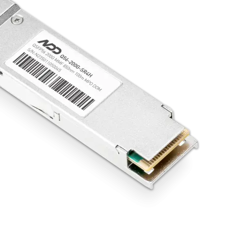 NVIDIA/Mellanox MMA1T00-HS Compatible 200G SR4 QSFP56 PAM4 850nm 100m DOM MTP/MPO-12 UPC InfiniBand HDR Transceiver Module for MMF