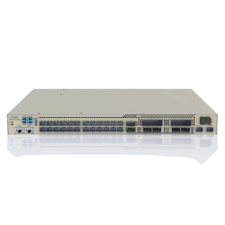 Оптический мультиплексор/ Оптический мукспондер DWN6515F-2A высотой 1RU, в комплекте с двумя блоками питания AC(220В) и блоком вентиляторов. Количество портов 24*10G (SFP+)/25G (QSFP) и 6*100G (QSFP28), интегрированный оптический усилитель, Мультиплексор/