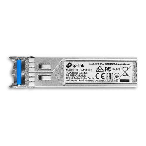 Трансивер/ Gigabit SFP module, Single-mode, MiniGBIC, LC interface, Up to 20km distance