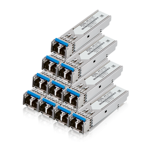 Трансивер/ ZYXEL SFP-LX-10-E (pack of 10 pcs), SFP transceiver single mode, SFP, LC, 1310nm, 10 km