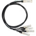 Модуль/ Модуль 40G QSFP-40G->4xSFP+ DAC,  дальность до 1м