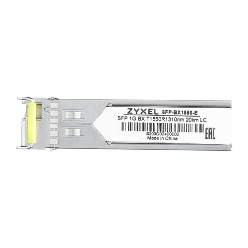 Трансивер/ ZYXEL SFP-BX1550-E (pack of 10 pcs), SFP transceiver WDM, single mode, SFP, SC, Tx1550 / Rx1310, 20 km