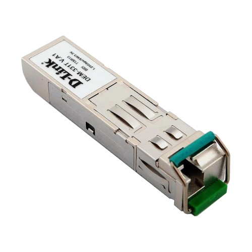 Трансивер/ 331T/40KM WDM SFP Transceiver, 1000Base-BX-D, Simplex LC, TX: 1550nm, RX: 1310nm, Single-mode, 40KM