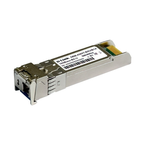 Трансивер/ 436XT-BXU/40KM WDM SFP+ Transceiver, 10GBase-ER, Simplex LC, TX: 1270nm, RX: 1330nm, Single-mode, 40KM Трансивер/ 436XT-BXU/40KM WDM SFP+ Transceiver, 10GBase-ER, Simplex LC, TX: 1270nm, RX: 1330nm, Single-mode, 40KM