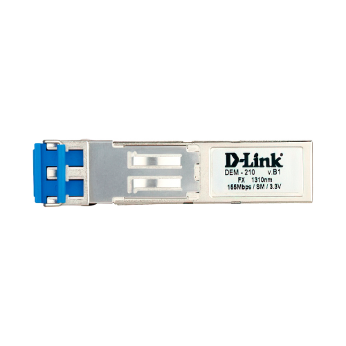 Трансивер/ DEM-210/10 SFP Transceivers, 100Base-LX, Duplex LC, Single-mode, 1310nm, 15KM, 10pcs/pack