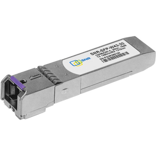 Модуль/ Модуль SFP WDM, дальность до 20км (12dB), 1490/1310nm