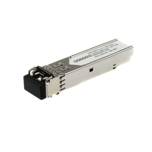 Трансивер/ OSNOVO Оптический SFP Модуль. Два волокна Multi Mode. Скорость: до 1,25 Гбит/c. Тип разъема: 2LC.