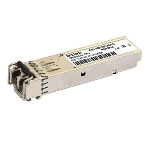 Трансивер D-Link S302SX/A1A Промышленный SFP-трансивер с 1 портом 1000Base-SX+ для многомодового оптического кабеля ( (до 2 км) (439476)