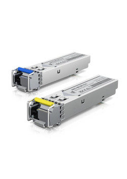 Трансивер Ubiquiti UACC-OM-SM-1G-S-2 (2 шт. в комплекте) Двунаправленный одномодовый оптический модуль 1 Гбит/с, 3 км
