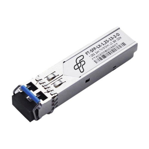 Волоконно-оптический приемопередатчик Fibertrade FT-SFP-LX-1.25-13-2-D Трансивер 1G, SFP, LC SMF 2km LX, 1310nm FP laser, Сделано в России (Реестр Минпромторга)