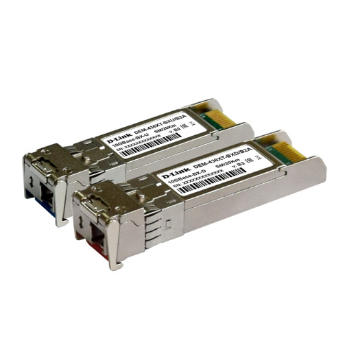 Трансивер/ 436XT-BXD/20KM WDM SFP+ Transceiver, 10GBase-ER, Simplex LC, TX: 1330nm, RX: 1270nm, Single-mode, 20KM