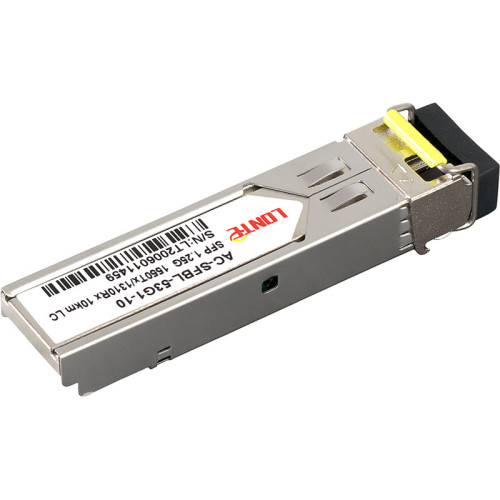 Трансивер/ WDM SFP module, 1.25G, 1550Tx/1310Rx, 10KM, DDM,LC