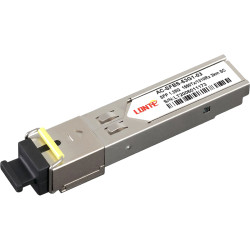 Трансивер/  SFP WDM module, 1.25G, 1550Tx/1310Rx, 3KM, DDM, SC