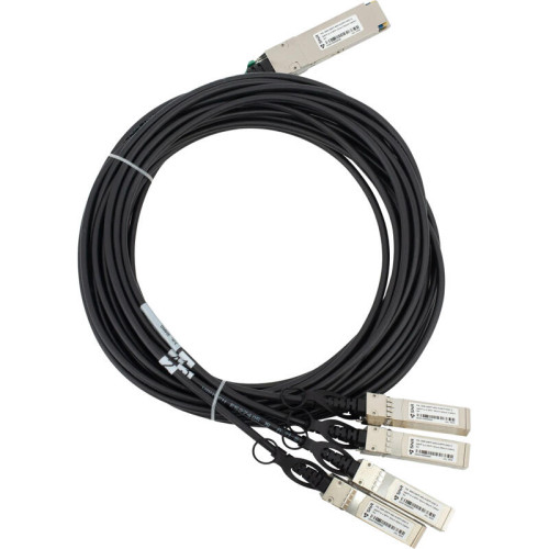 Модуль/ Модуль 40G QSFP-40G->4xSFP+ DAC,  дальность до 3м