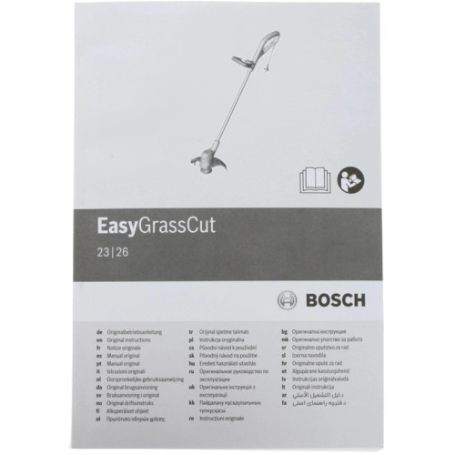 Триммер электрический Bosch EasyGrassCut 23 250Вт неразбор.штан. реж.эл.:леска
