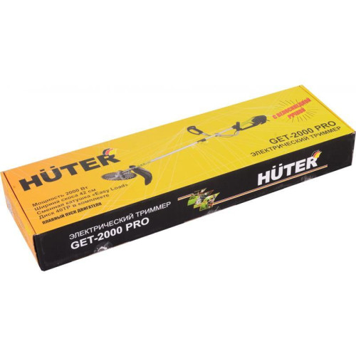 Триммер электрический Huter GET-2000 PRO 2000Вт разбор.штан. реж.эл.:леска/нож (в компл.:Защитные очки) Триммер электрический Huter GET-2000 PRO 2000Вт разбор.штан. реж.эл.:леска/нож (в компл.:Защитные очки)