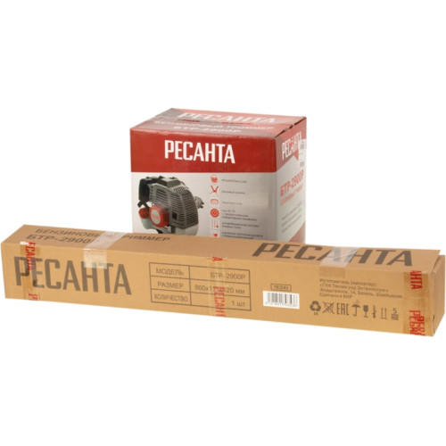 Триммер бензиновый Ресанта БТР-2900Р 2900Вт 3.94л.с. разбор.штан. реж.эл.:леска/нож