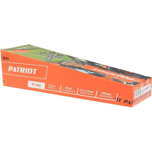 Триммер бензиновый Patriot PT 442 1840Вт 2.5л.с. разбор.штан. реж.эл.:леска/нож Триммер бензиновый Patriot PT 442 1840Вт 2.5л.с. разбор.штан. реж.эл.:леска/нож