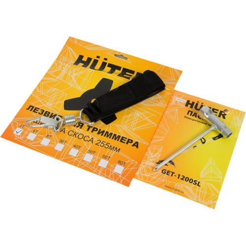Триммер электрический Huter GET-1200SL 1200Вт разбор.штан. реж.эл.:леска/нож Триммер электрический Huter GET-1200SL 1200Вт разбор.штан. реж.эл.:леска/нож