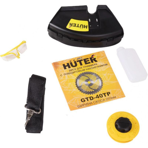 Триммер бензиновый Huter GGT-553TX 2500Вт 3.4л.с. неразбор.штан. реж.эл.:леска/нож (в компл.:Защитные очки)