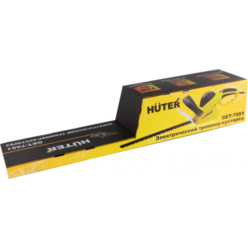 Триммер электрический Huter GET-7551 750Вт неразбор.штан. реж.эл.:нож