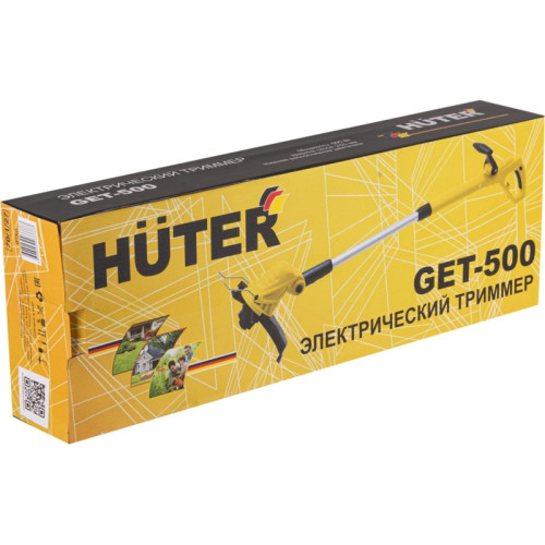 Триммер электрический Huter GET-500 500Вт неразбор.штан. реж.эл.:леска Триммер электрический Huter GET-500 500Вт неразбор.штан. реж.эл.:леска