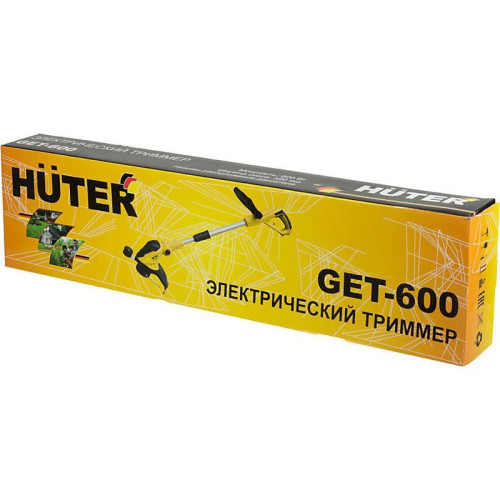 Триммер электрический Huter GET-600 600Вт реж.эл.:леска Триммер электрический Huter GET-600 600Вт реж.эл.:леска