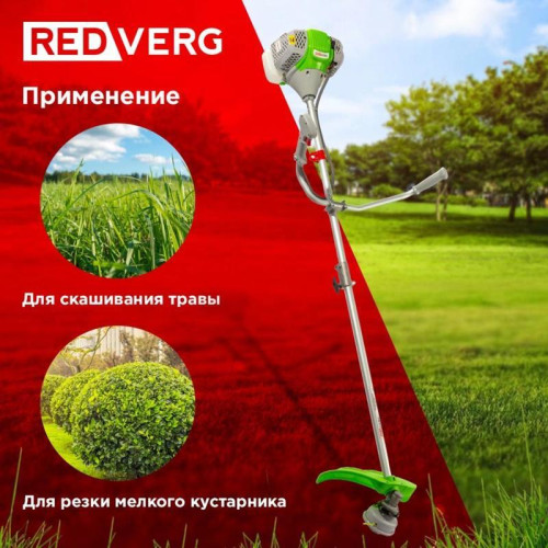 Триммер бензиновый RedVerg RD-GB233S 1400Вт 1.8л.с. разбор.штан. реж.эл.:леска/нож Триммер бензиновый RedVerg RD-GB233S 1400Вт 1.8л.с. разбор.штан. реж.эл.:леска/нож