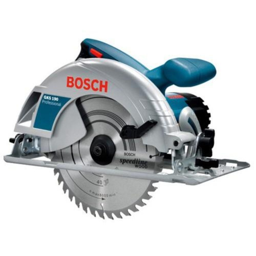 Циркулярная пила (дисковая) Bosch GKS 190 Professional 1400Вт (ручная) D диска.:190мм (0601623000)