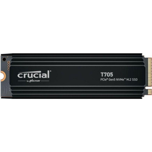 Твердотельный накопитель Crucial T705 4TB PCIe Gen5 NVMe M.2 SSD with heatsink CT4000T705SSD5 Твердотельный накопитель Crucial T705 4TB PCIe Gen5 NVMe M.2 SSD with heatsink CT4000T705SSD5