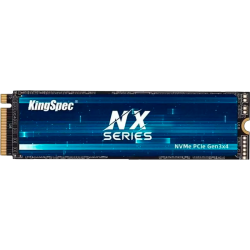 Твердотельный накопитель/ Kingspec SSD NX-128 2280, 128GB, M.2(22x80mm), NVMe, PCIe 3.0 x4, 3D TLC, R/W 2200/800MB/s, IOPs 380 000/320 000, TBW 125, DWPD 0.89 (3 года)
