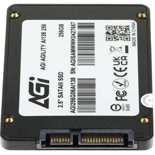 Твердотельный накопитель AGI AI138 SSD 2.5'' 256GB RETAIL-Color Box Твердотельный накопитель AGI AI138 SSD 2.5'' 256GB RETAIL-Color Box