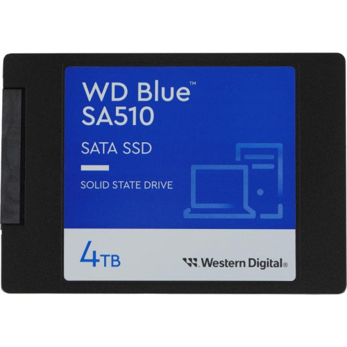 Твердотельный накопитель WD S SATA-III 4TB WDS400T3B0A Blue SA510 2.5 Твердотельный накопитель WD S SATA-III 4TB WDS400T3B0A Blue SA510 2.5