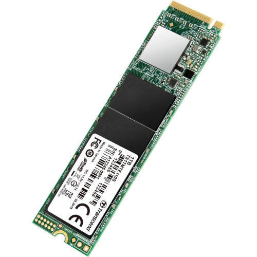 Твердотельный накопитель/ Transcend SSD MTE110S, 2048GB, M.2(22x80mm), NVMe, PCIe 3.0 x4, 3D TLC, R/W 2500/1700MB/s, IOPs 200 000/250 000, TBW 800, DWPD 0.2 (12 мес.)
